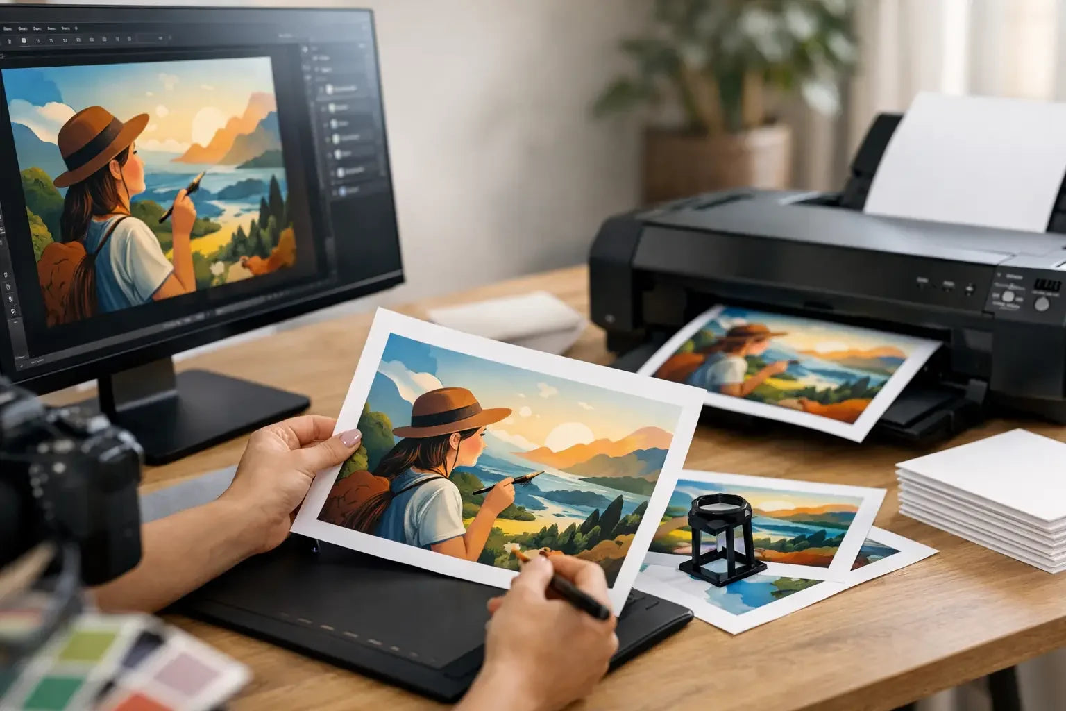 Digitale illustratie printklaar maken in 6 stappen