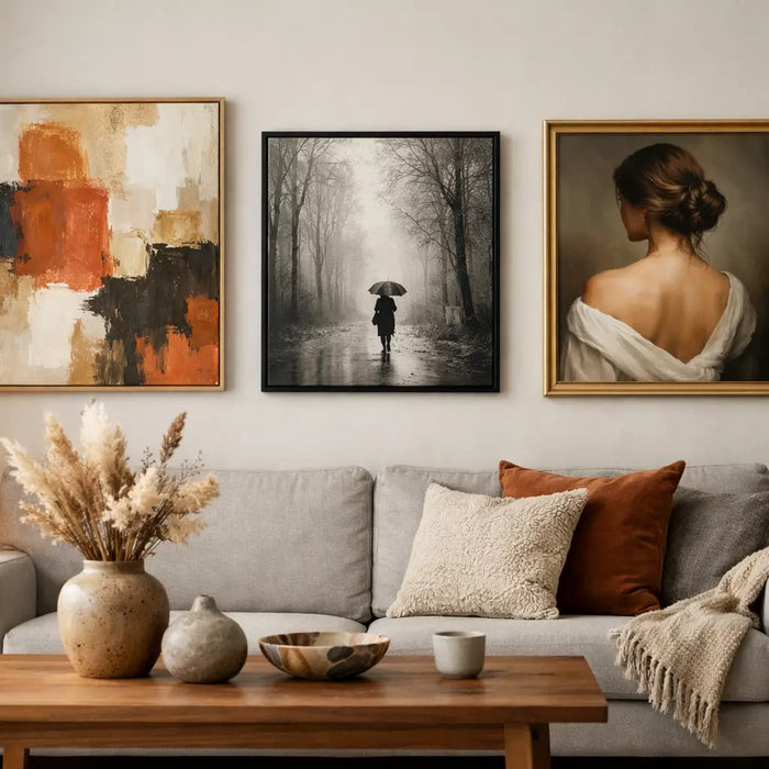 Betaalbare kunst voor woonkamer met karakter