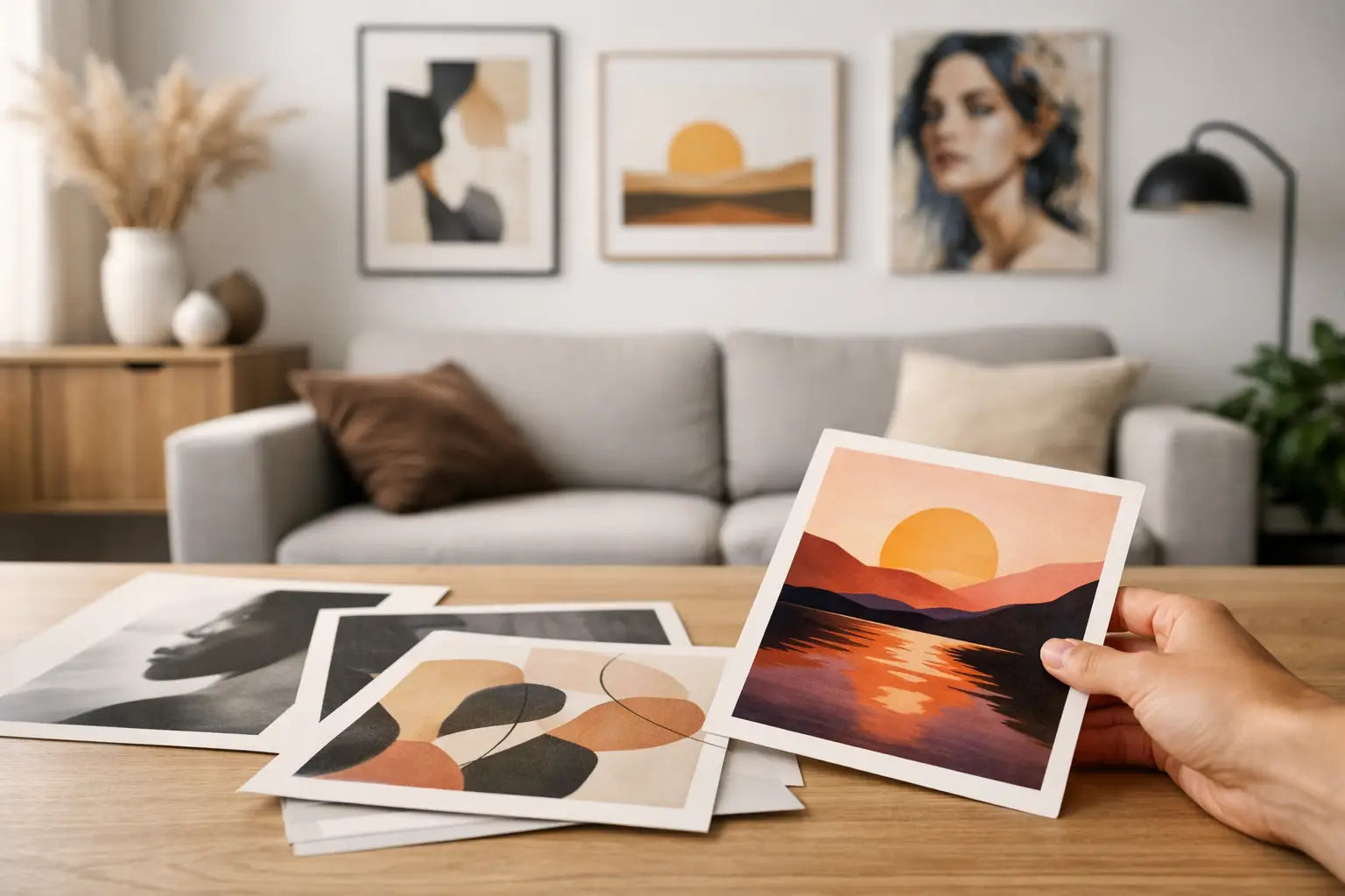 Kunstprints voor een modern interieur kiezen
