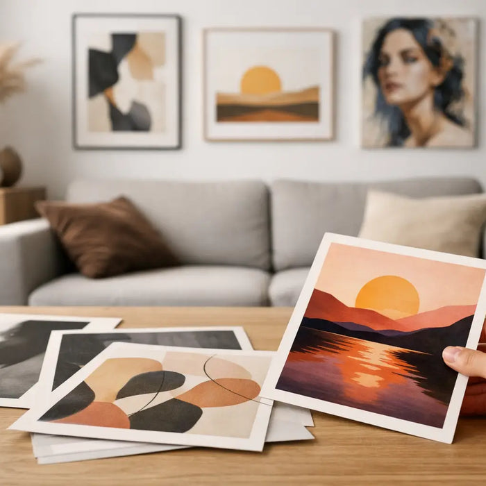Kunstprints voor een modern interieur kiezen