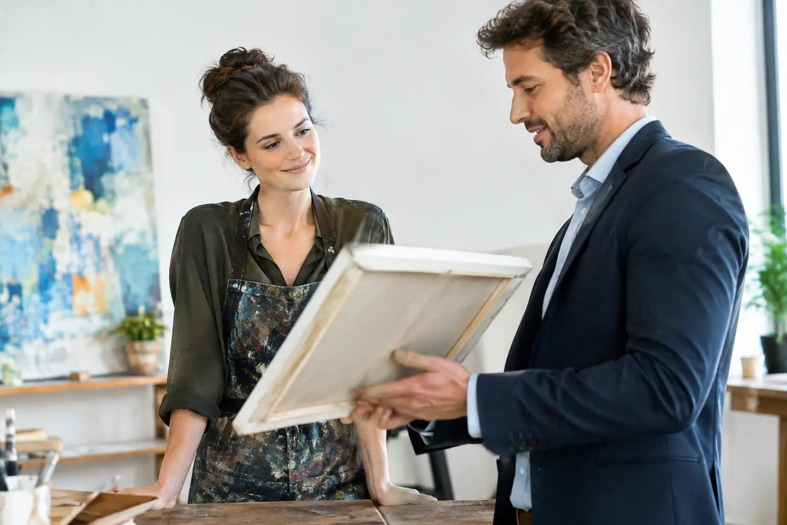 Hoe werkt de commissie voor een kunstenaar?