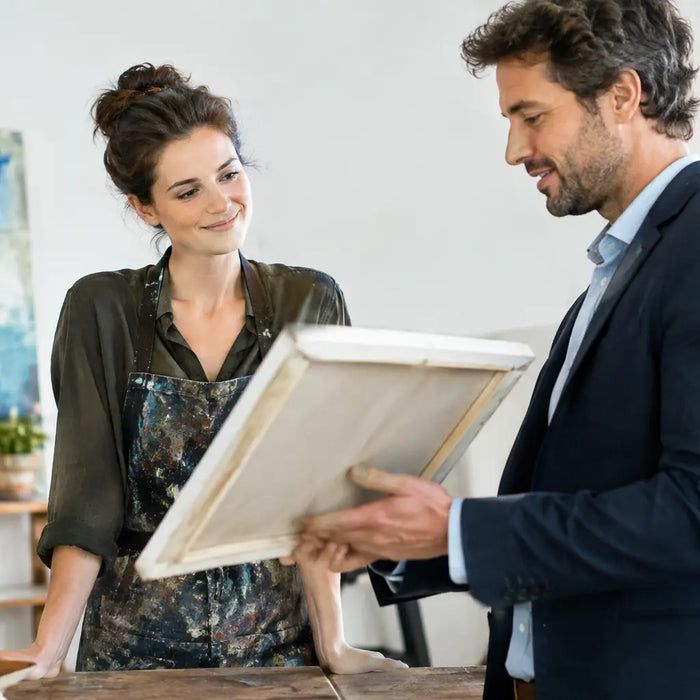 Hoe werkt de commissie voor een kunstenaar?