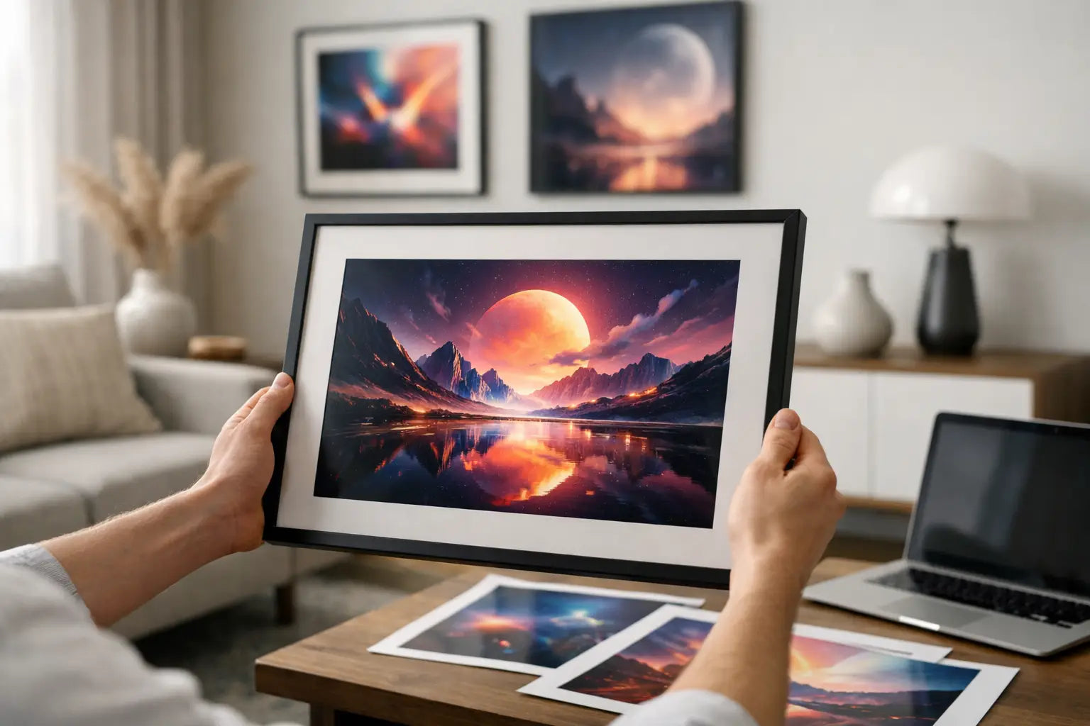 Digitale kunst print bestellen voor je interieur