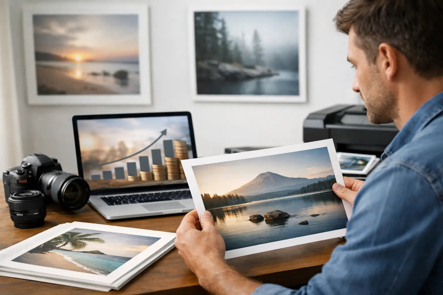 Fotograaf bouwt passief inkomen op met kunstprints