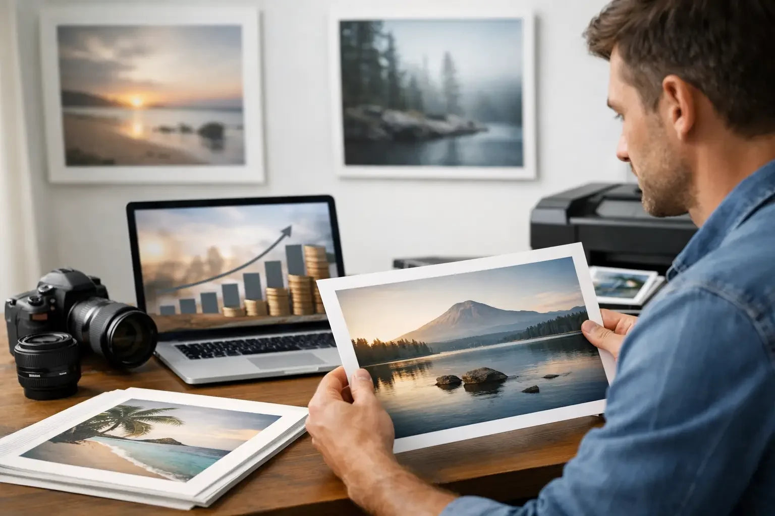Fotograaf bouwt passief inkomen op met kunstprints