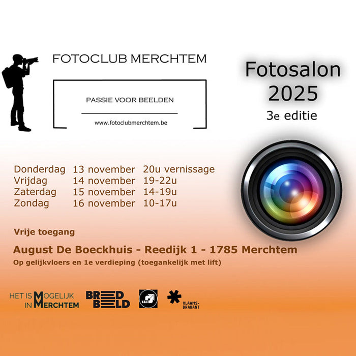 Fotoclub Merchtem organiseert grote tentoonstelling van 13 tot en met 16 november