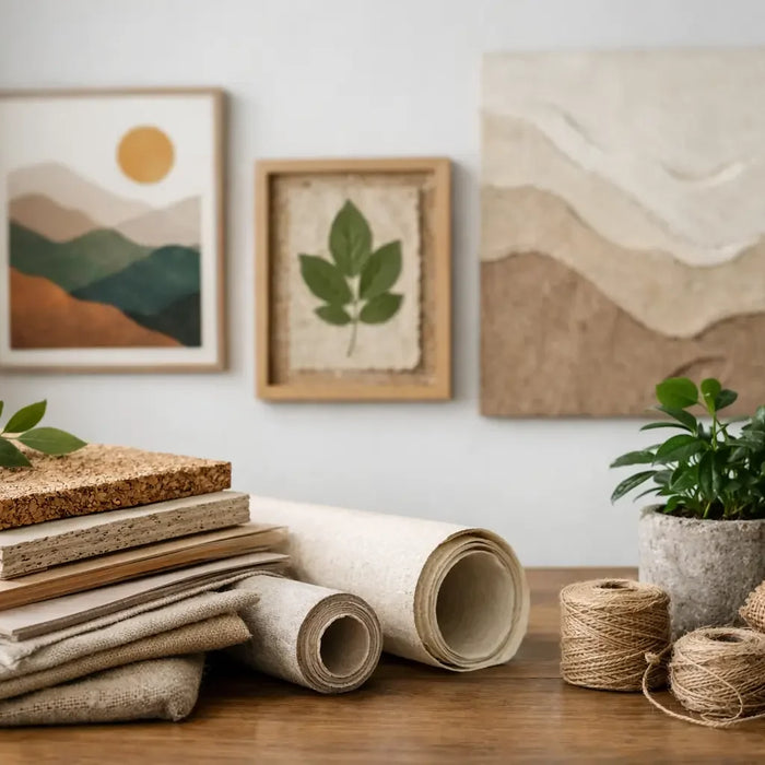 Trends duurzame printmaterialen voor wandkunst