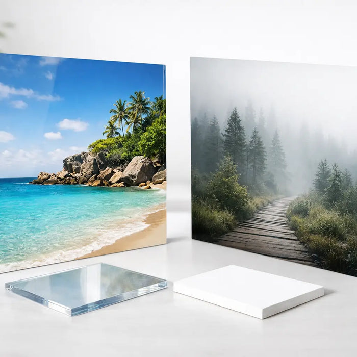 Plexiglas versus forex wanddecoratie kiezen