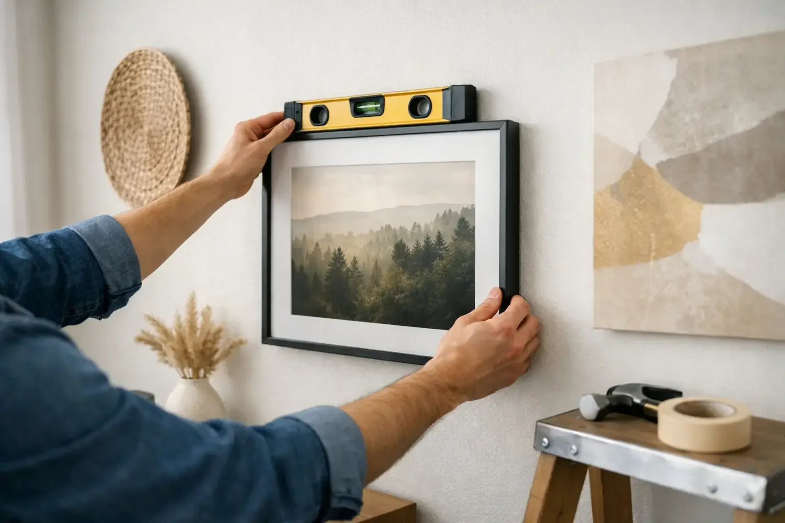 Hoe hang je wanddecoratie op zonder twijfel?