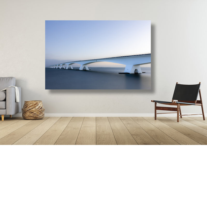 Bogen boven stil water