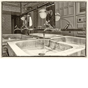 Spel van waterkranen, zeepdispensers en wastafels. Bedrog of staan er echt zoveel? 