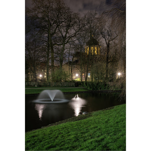 Kruidtuin van Mechelen 's nachts 