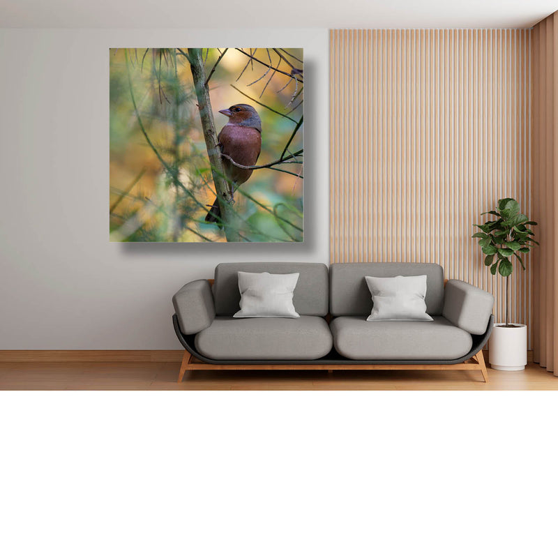 Vink op een stokje