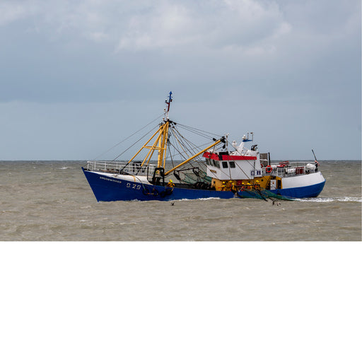 Het opleidingsschip O28 Broodwinner vlak voor het binnenvaren van Oostende