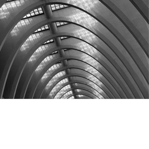 Speciale kijk op een gaanderij in het station Luik Guillemins