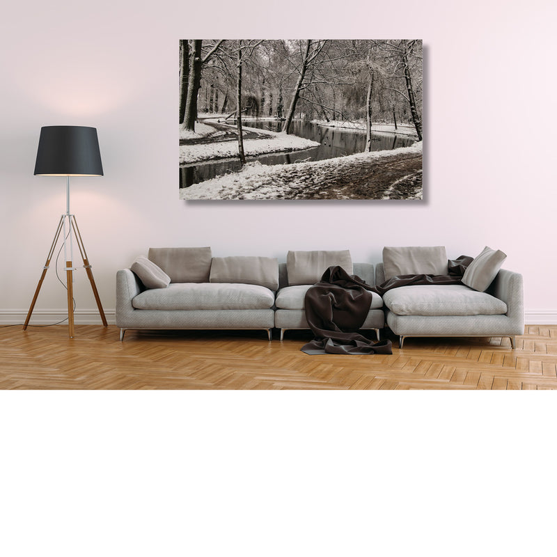 Park van Boom in de winter