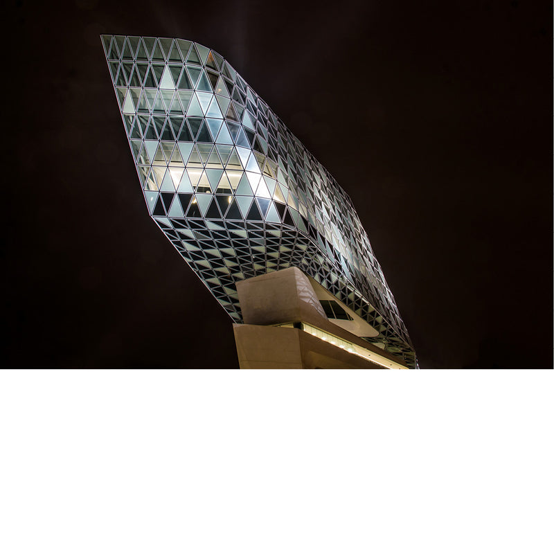 Havenhuis bij nacht 1