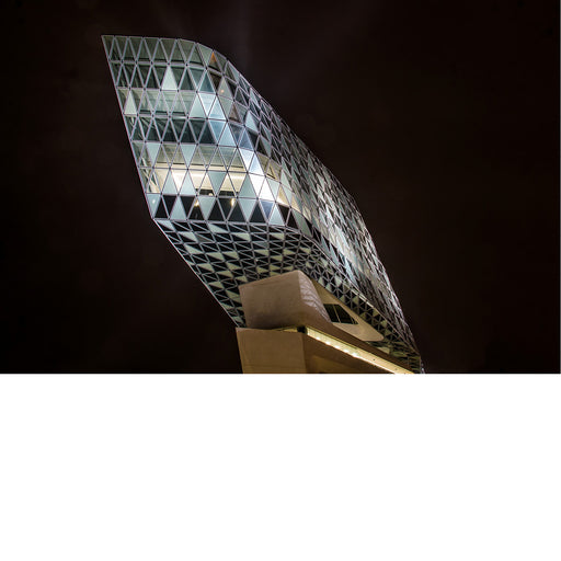 Havenhuis bij nacht 1