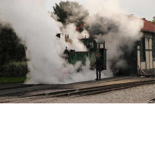 Stoomtrein in de stoom 