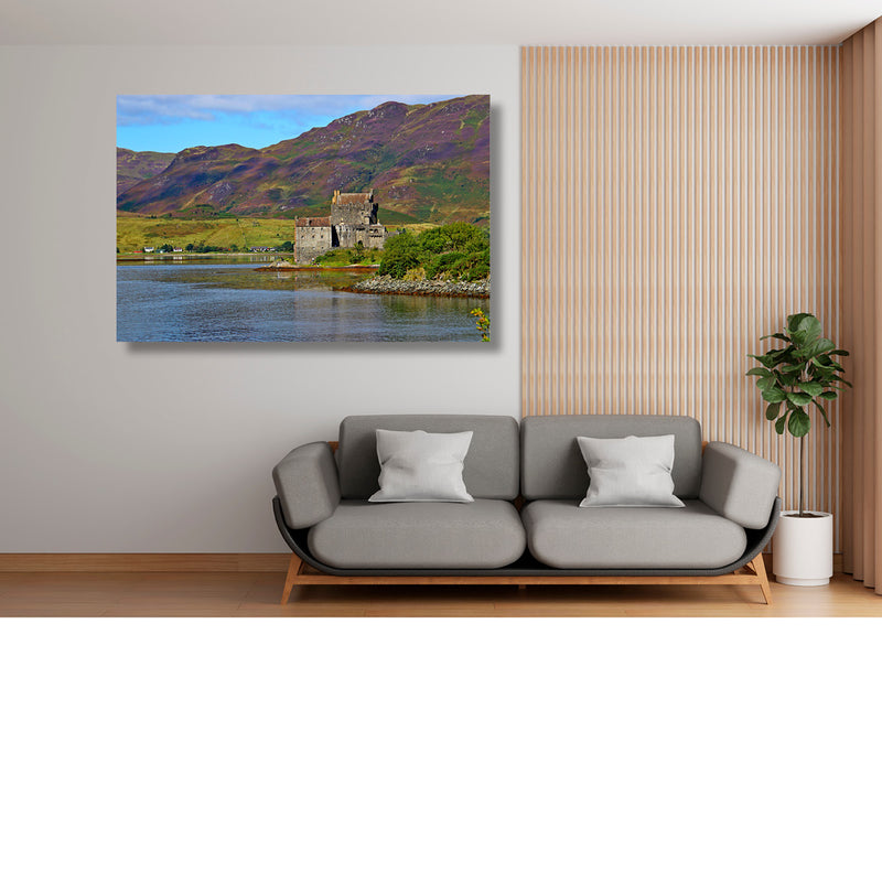 Eilean Donan Castle Schotland van verderaf