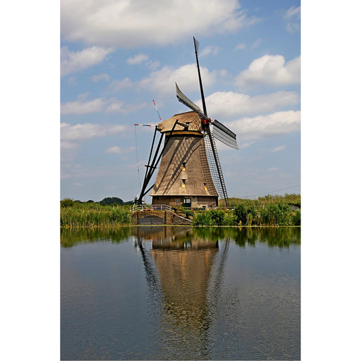 Molen op Kinderdijk Nederland