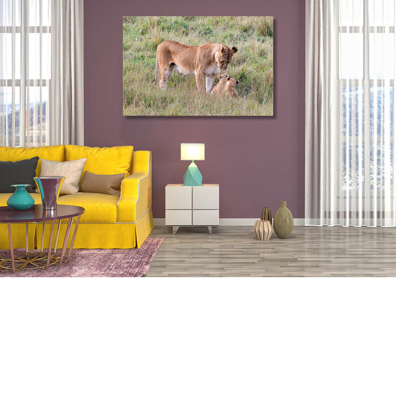 Leeuwin met 2 welpen