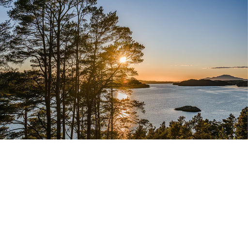 Zonsondergang in Forde Noorwegen