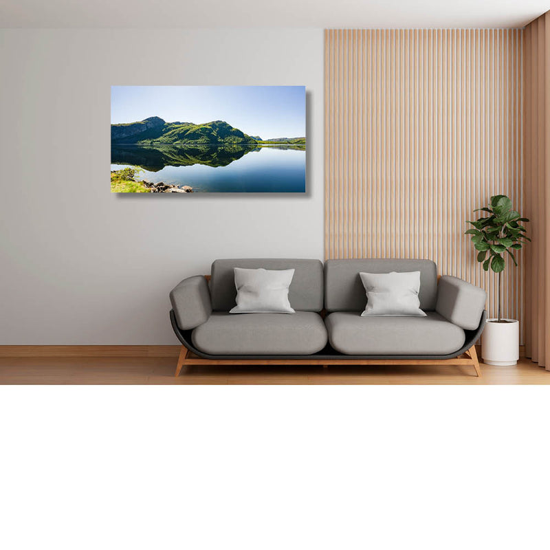 Reflectie in het meer