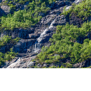 Waterval in Hunnevatn camperplaats in Noorwegen. Zalig afgelegen plekje zonder voorzieningen. 