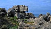 Rotsformatie in Peniche Portugal