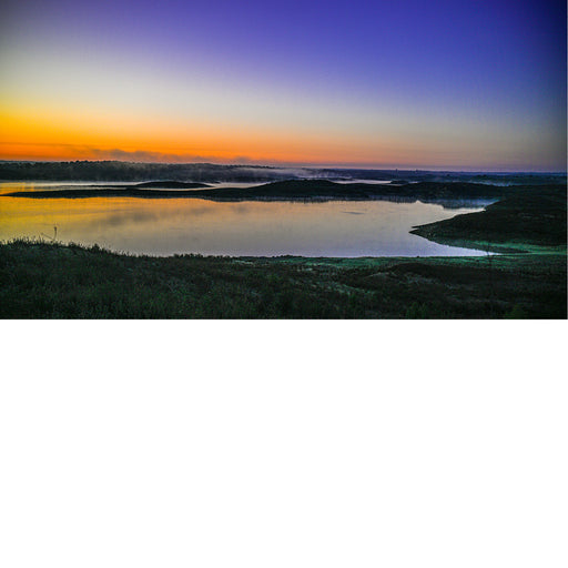 Zonsondergang op het strand van Ourique Portugal