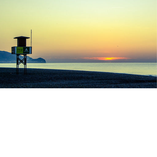 Zonsondergang in Faro Portugal