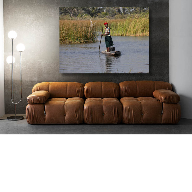 Met de mokoro door de Okavango Delta