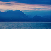 Blauwe uurtje aan het Garda meer in Peschiera Italië