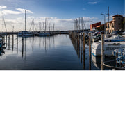 Jachthaven in Bouzigies. Dit dorpje is gekend voor zijn oesters.