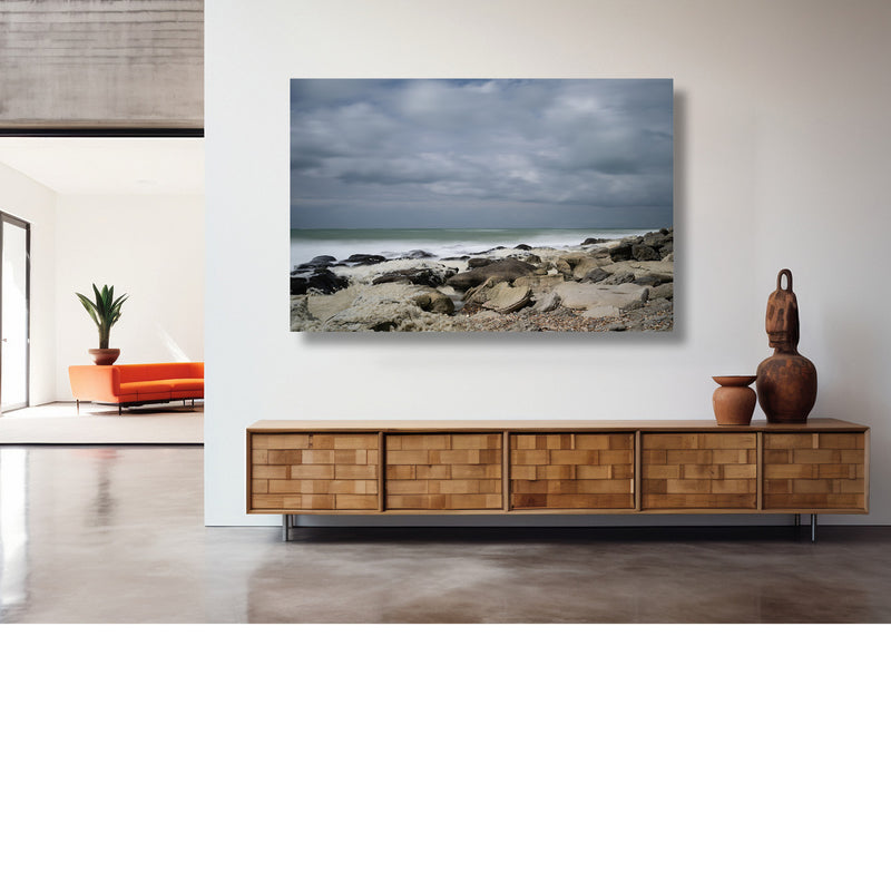 Rotsen op het strand