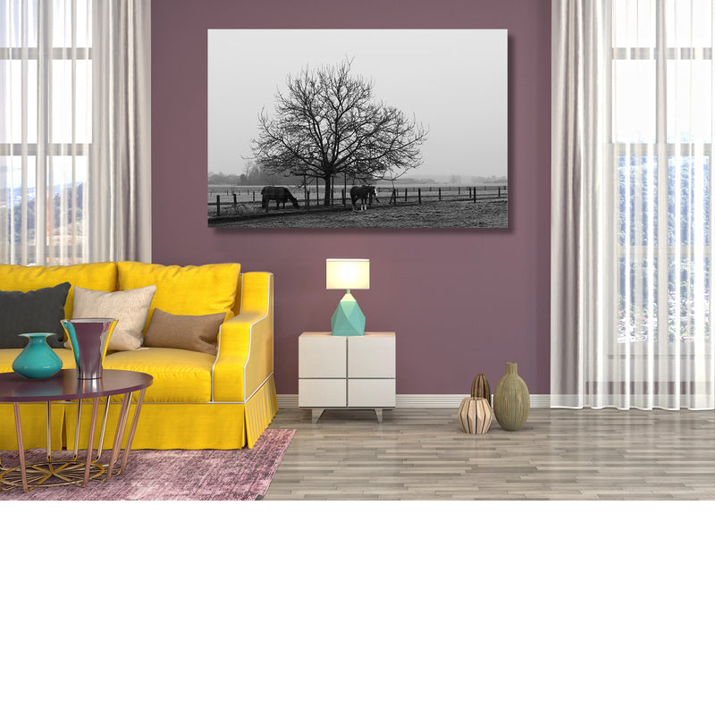 Weiland met paarden