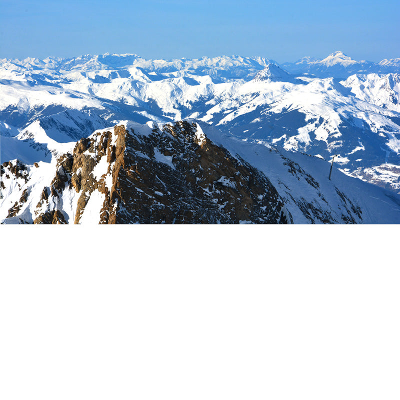 Winter in Kaprun Sell Am See zicht op oostenrijk vanop de Kitzsteinhorn 3029m
