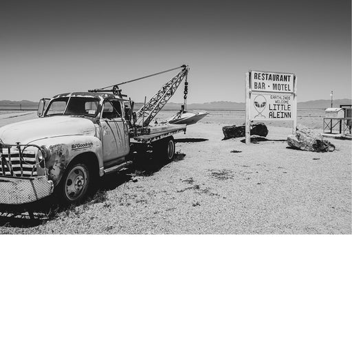 landschapsfoto in het stadje Rachel in Nevada Amerika