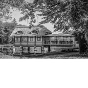 foto aan het boothuisje in het Park van Brasschaat 