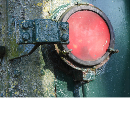 licht  op oude trein