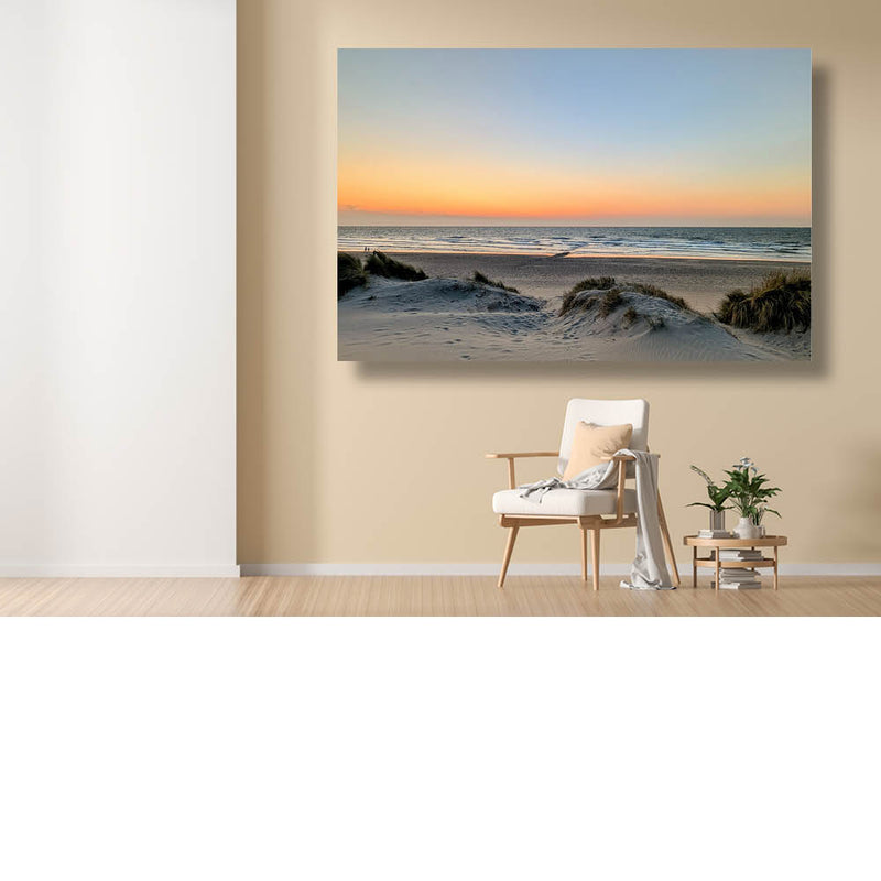 Zonsondergang in de duinen