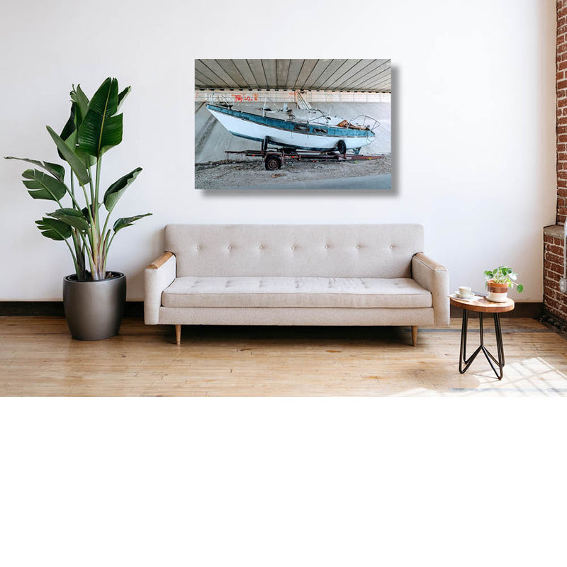 Bootje fout geparkeerd