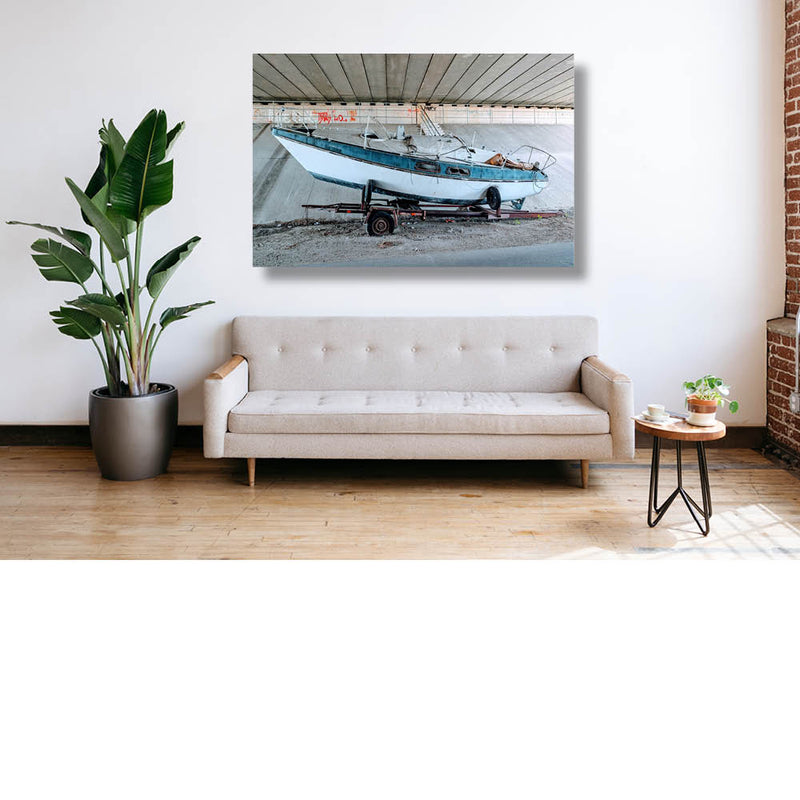 Bootje fout geparkeerd