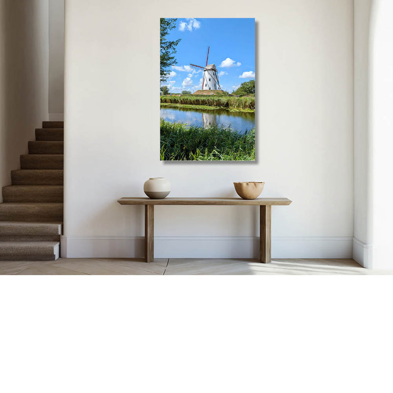 Windmolen langs de Damse Vaart