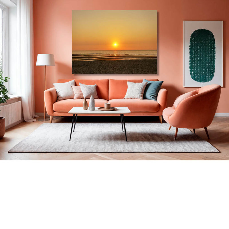 De laatste zon van de dag