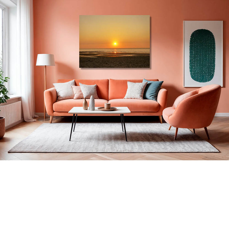 De laatste zon van de dag