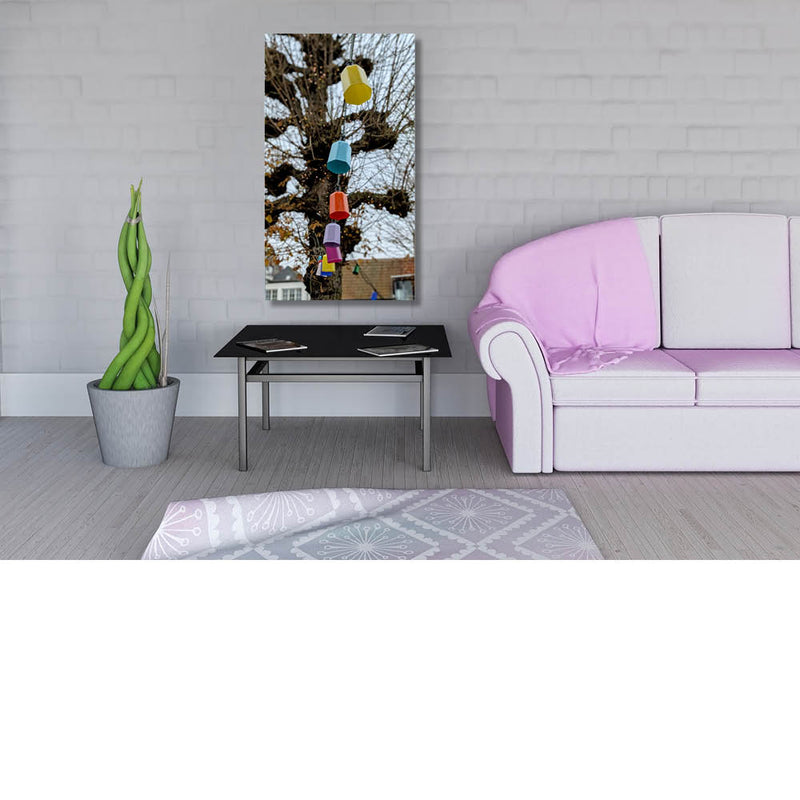 Kleurrijke lampjes in Leuven