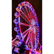 Het verlichte reuzenrad The View in Antwerpen is spectaculair, om in te zitten én om te zien.