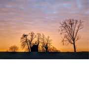 Een bijzondere ochtendlucht bevat alle tinten tussen geel en blauw.